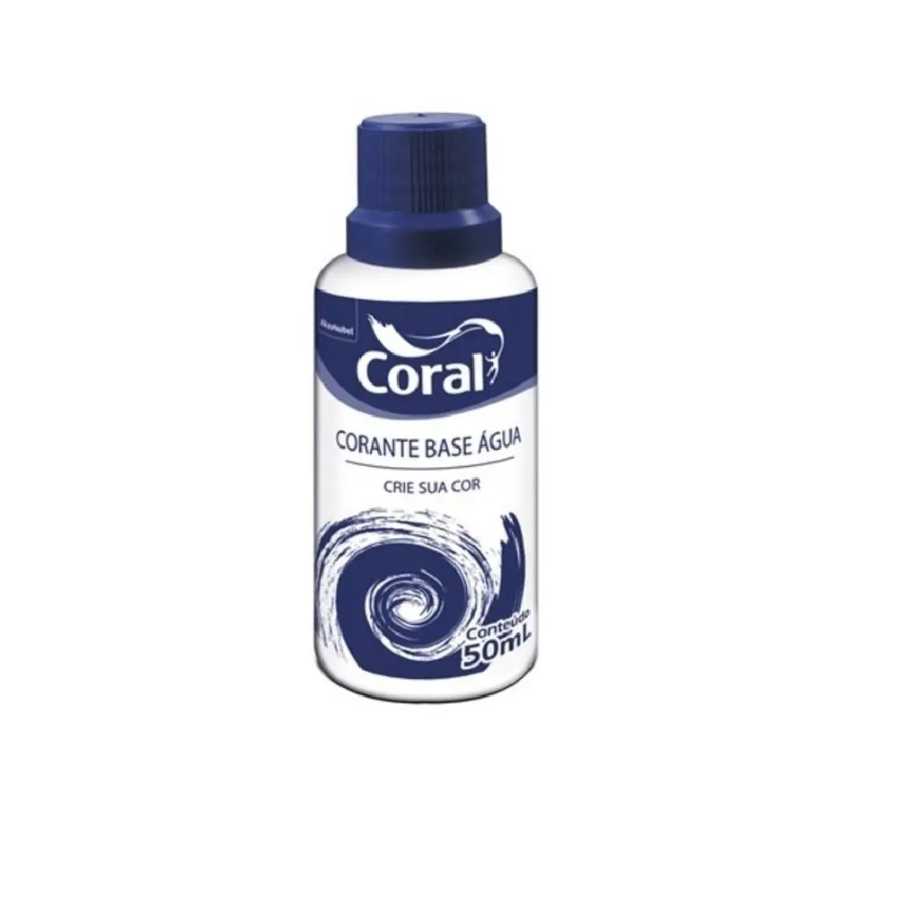 Corante Liquido Coral 50ml Azul