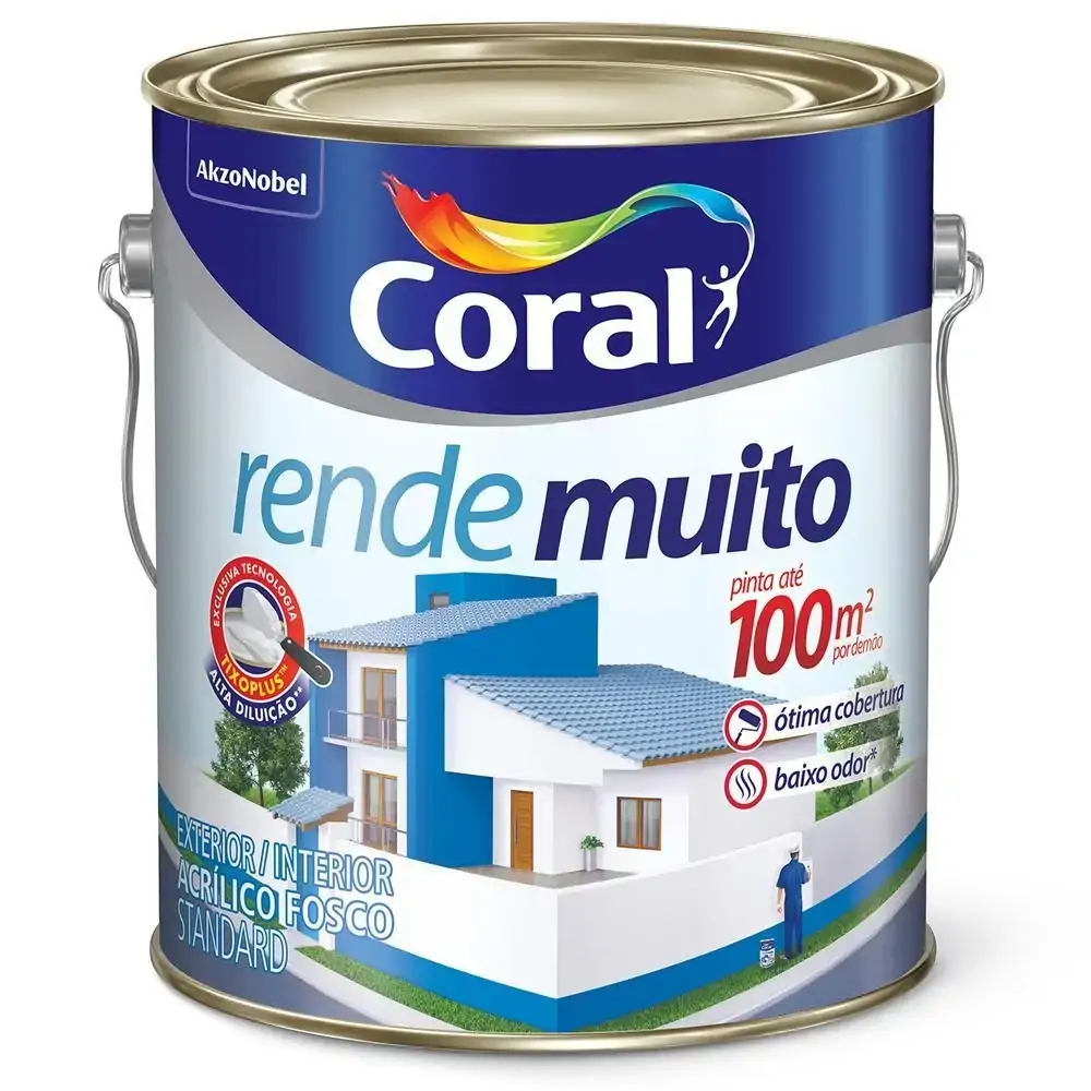 Tinta Acrílica Rende Muito - Verde Angra