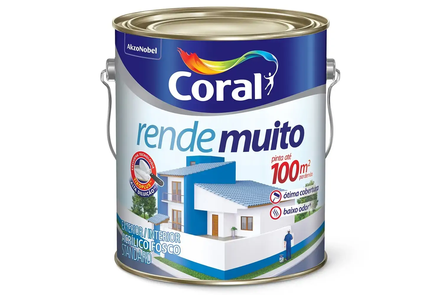 Tinta Acrílica Rende Muito - Azul sereno