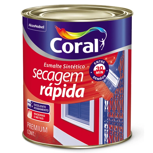 Tinta Coral Esm S Rap 900ml Az Del Rey 1.