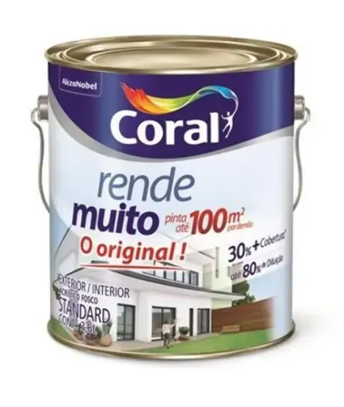 Tinta Coralar Duo Fosco Branco 3,6l Nobel