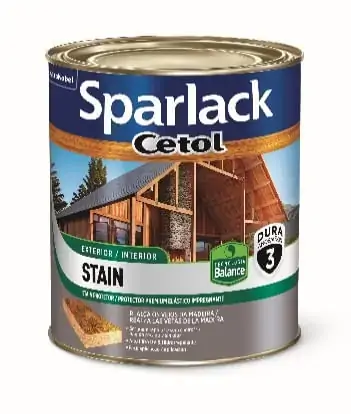 Verniz Stain Base Agua Sparlack Cetol Balance Natural 1/4