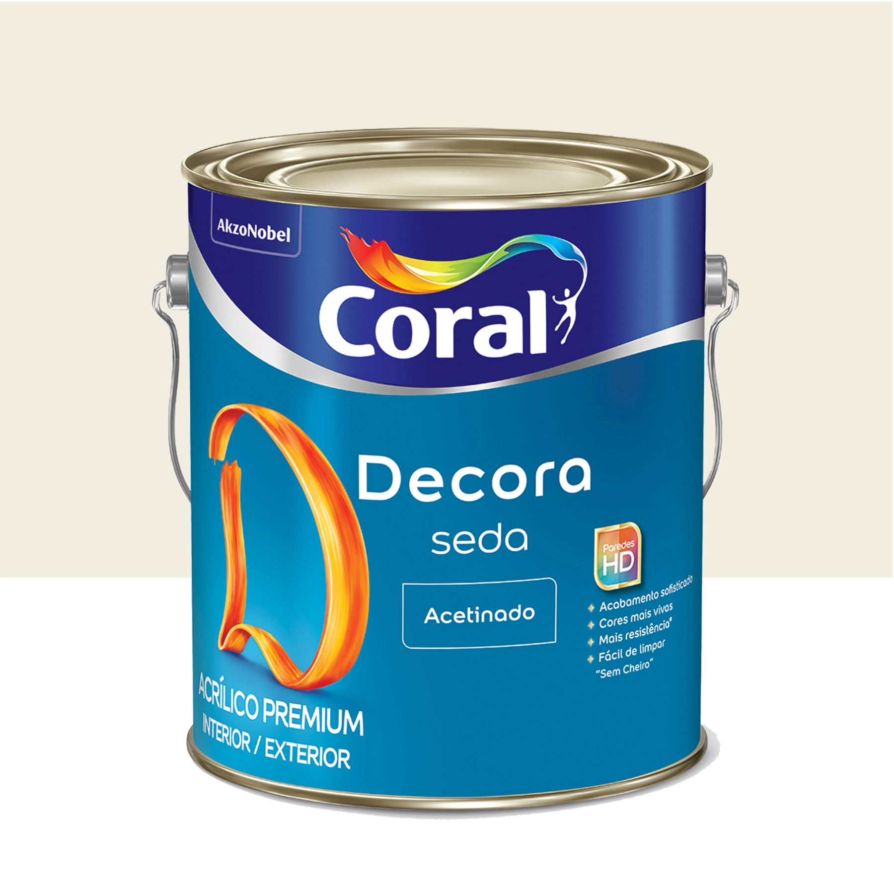 Acabamento De Seda Ac Coral Bco 3.6 Lts
