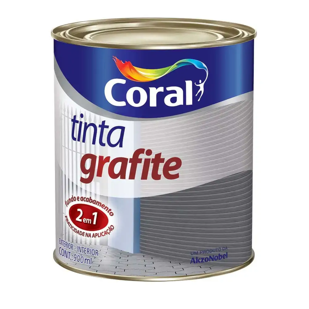 Coralit Tinta Grafite Escuro 0,900ml