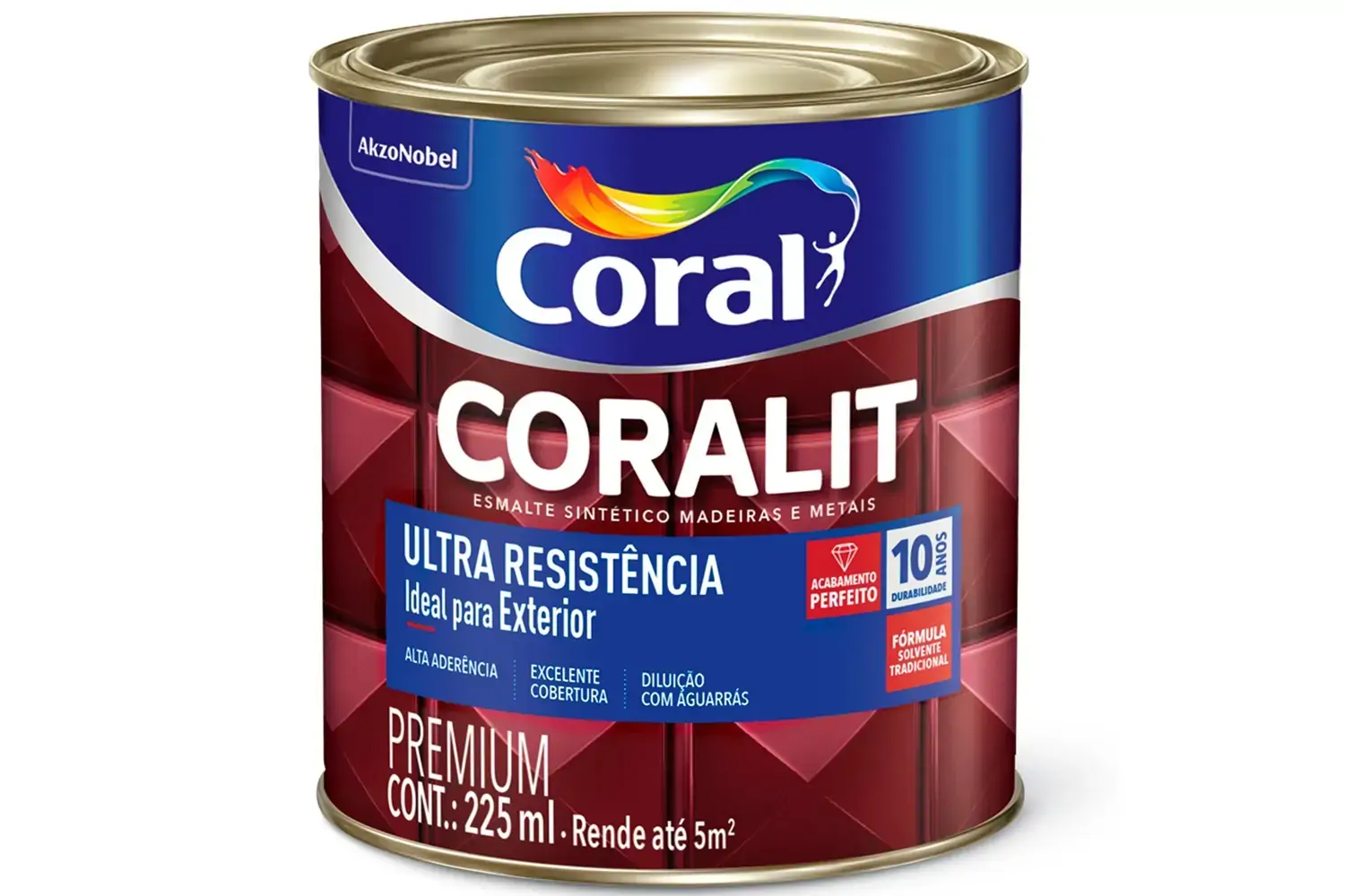 Esmalte Coralit A Brilho 0, Bco