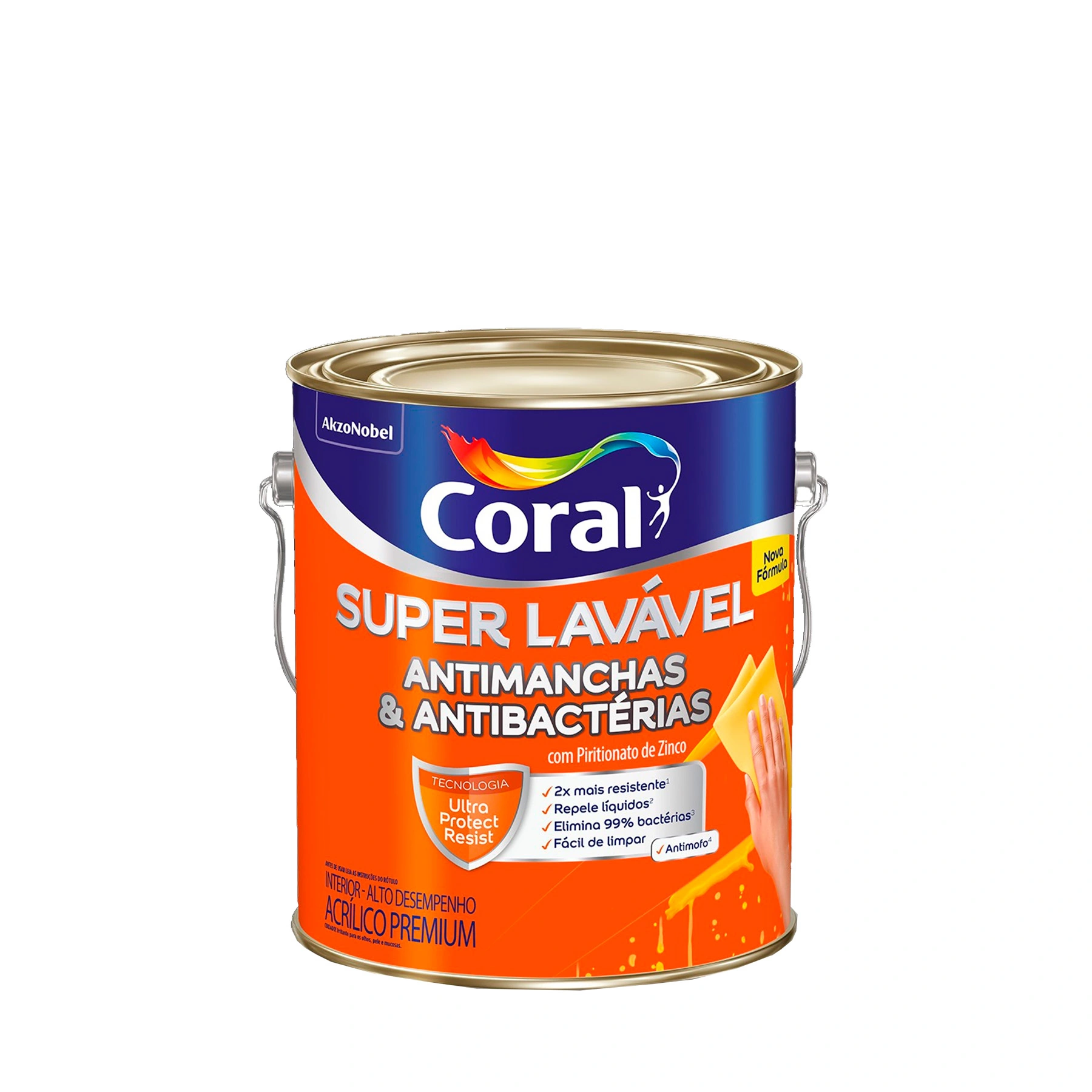 Tinta Acril.sup.lav Bc Ge.3,6l Coral