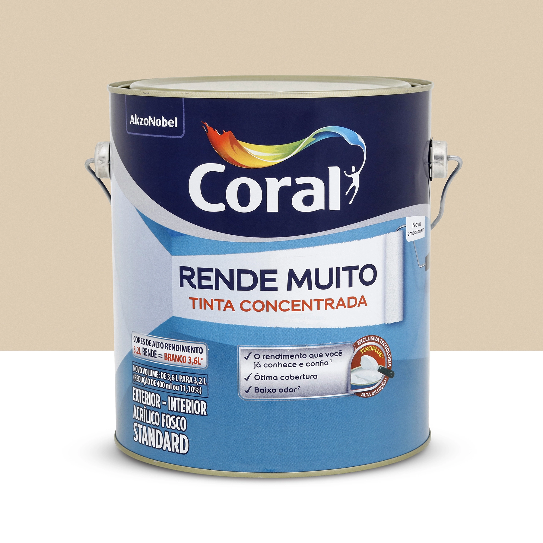 Tinta Rende Muito Acr Fosca Areia 1 1 5