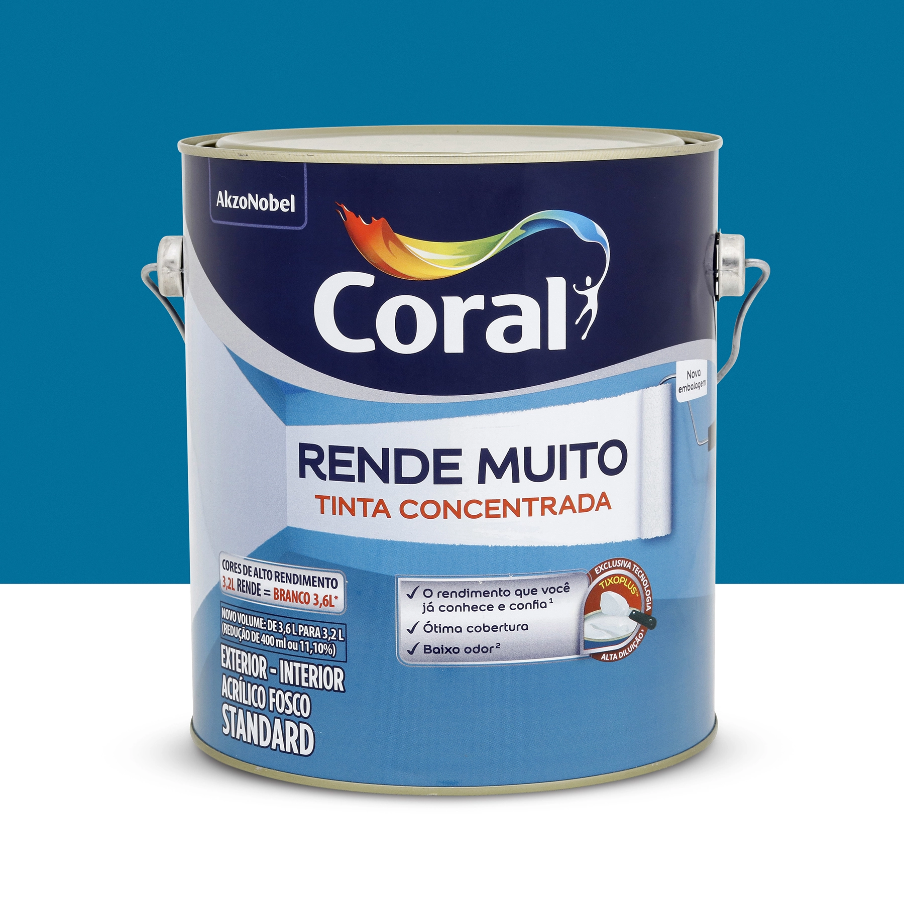 Tinta Rende Muito Azul Profundo 3,2l Coral