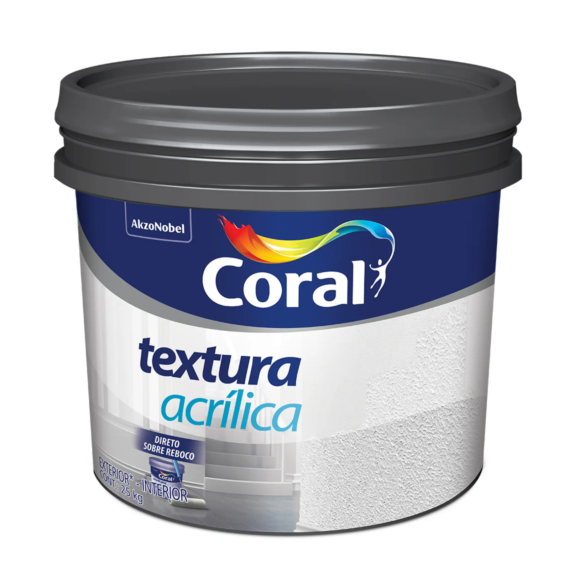 Textura Acrílica Fosca Branco 25Kg Coral