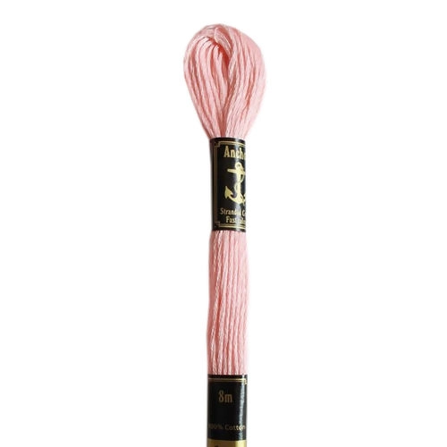 Linha Para Bordar Anchor Mouline Rosa Claro Cod24