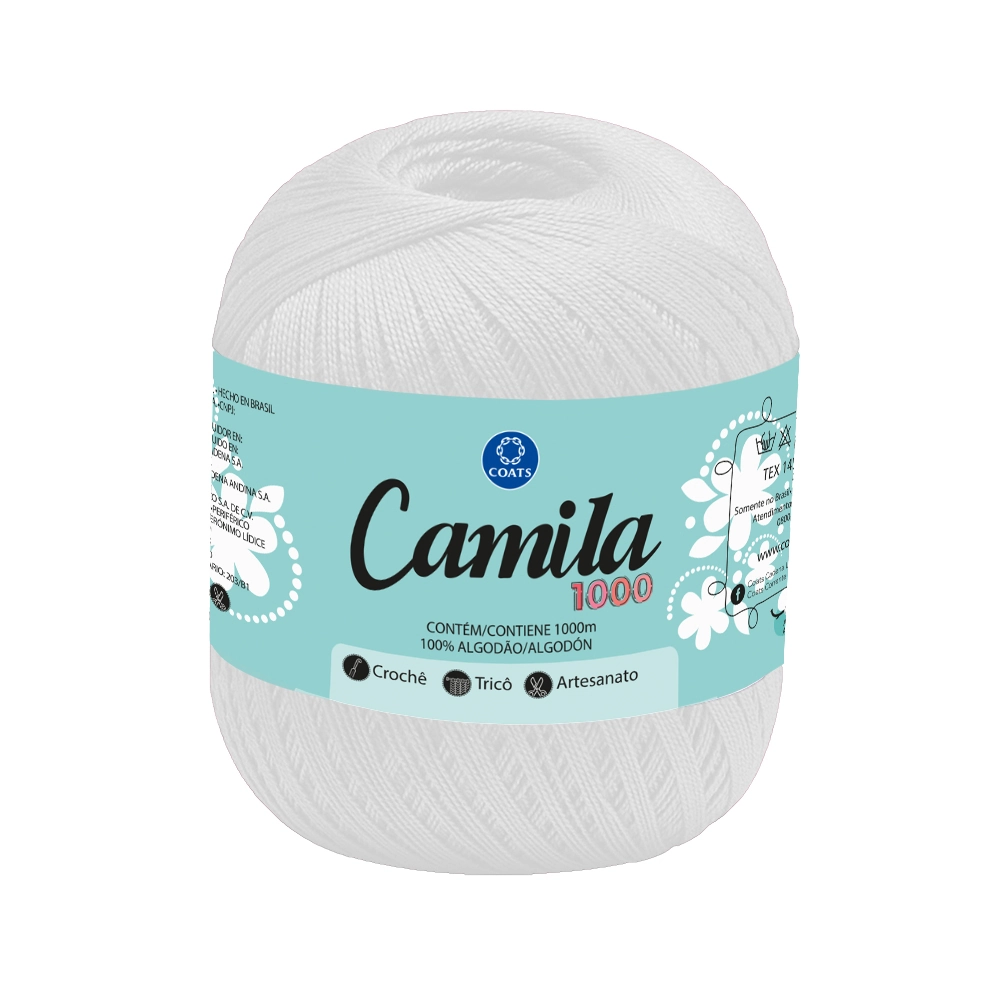 Linha Algodão Mercer Camila Branco 01