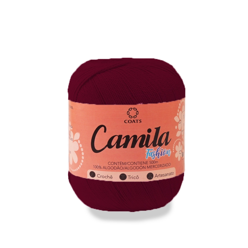 Linha De Algodao Merc Camila Fashion Bege Cod7121