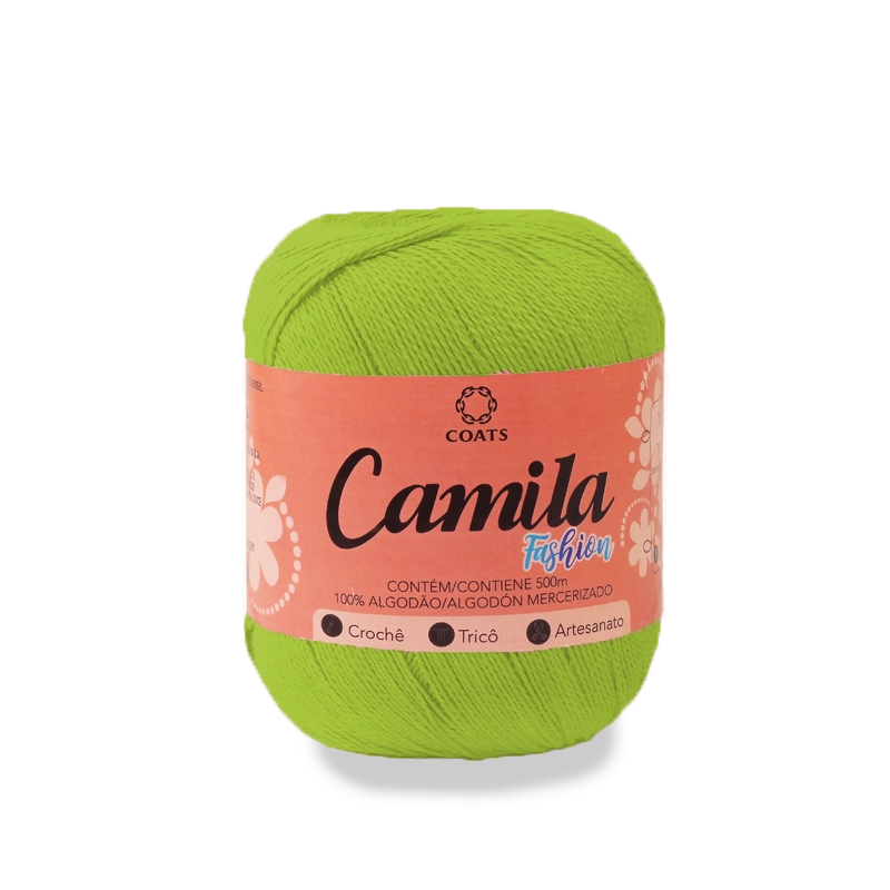 Linha De Croche Camila Fashion Verde 500m