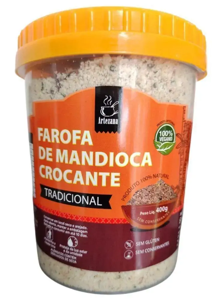 Farofa Mand Artezana 300gr Cro