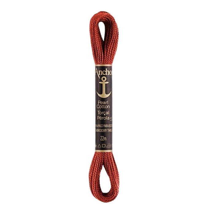 Linha Para Bordar Anchor Torcal Perola Coral Escuro Cod13