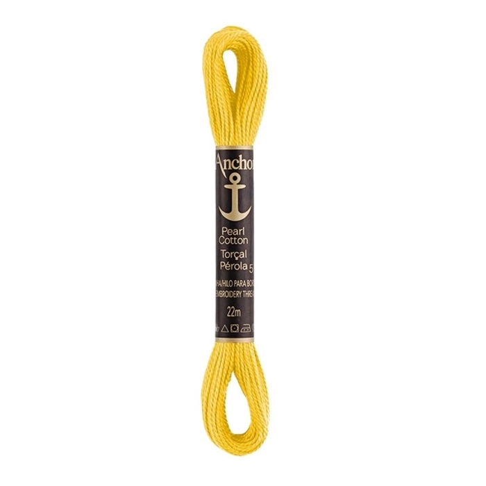 Linha Para Bordar Anchor Torcal Perola Amarelo Cod290