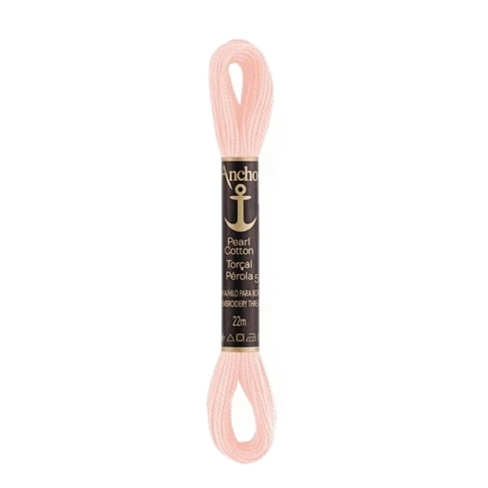 Linha Para Bordar Anchor Torcal Perola Salmao Claro Cod06