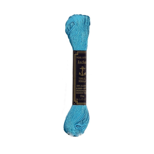 Linha Para Bordar Anchor Torcal Perola Turquesa Claro Cod433