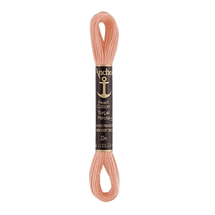 Linha Para Bordar Anchor Torcal Perola Salmao Claro Cod328