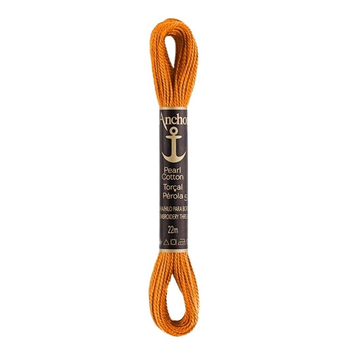 Linha Para Bordar Anchor Torcal Perola Laranja Cod316