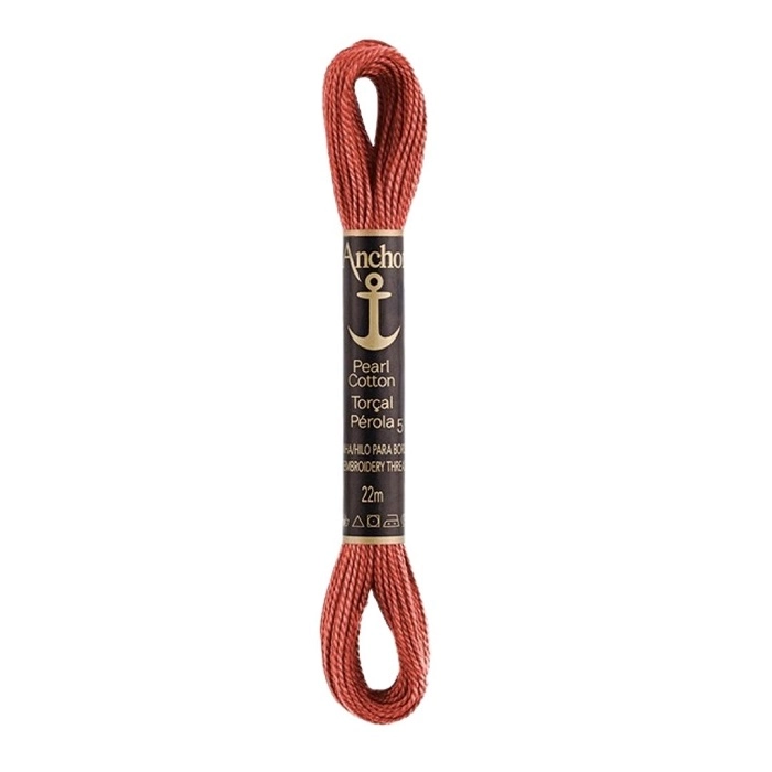Linha Para Bordar Anchor Torcal Perola Coral Medio Cod11