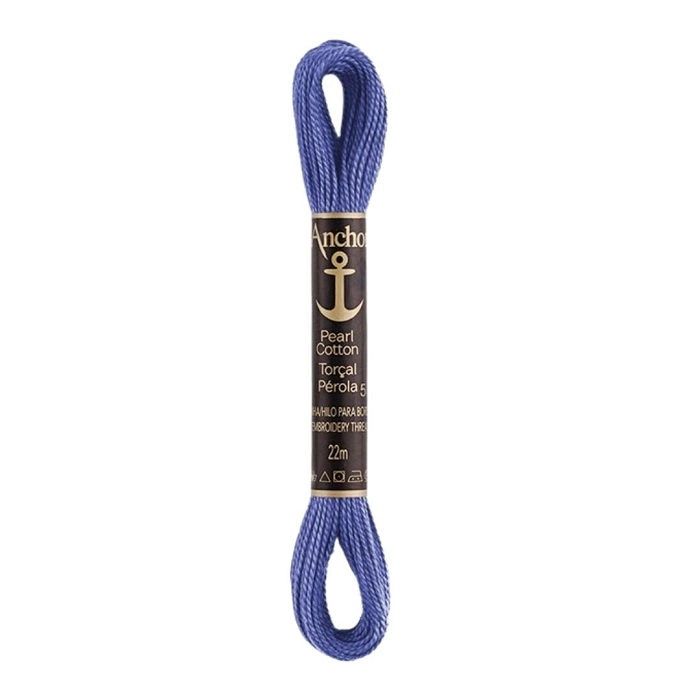 Linha Para Bordar Anchor Torcal Perola Azul Escuro Cod148