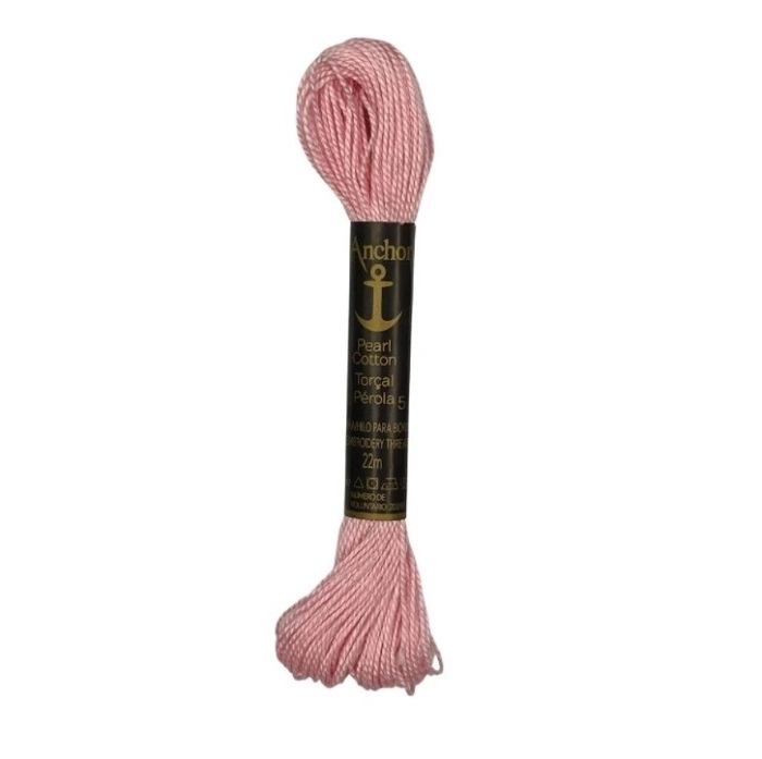 Linha Para Bordar Anchor Torcal Perola Rosa Bebe Cod73