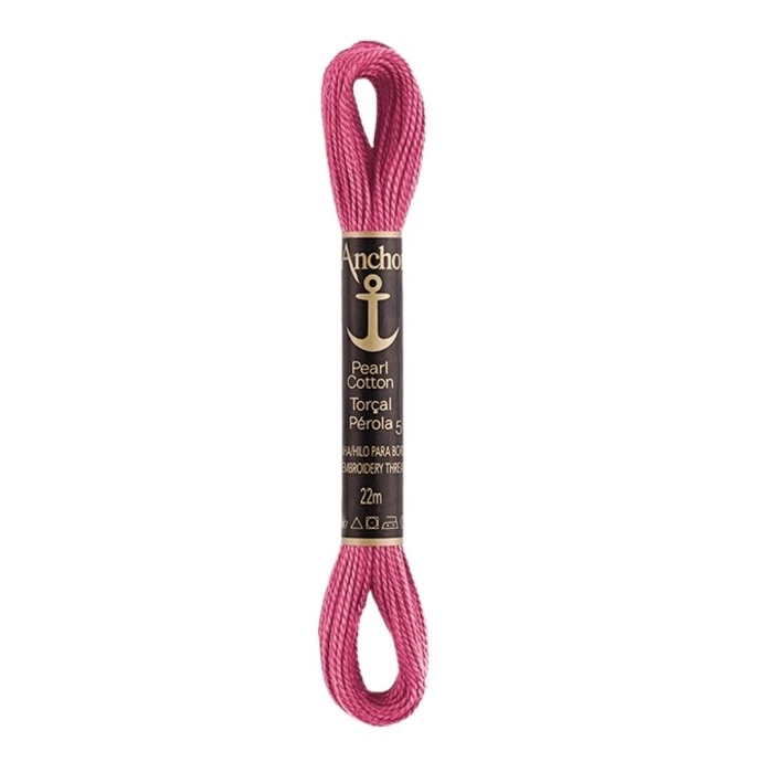 Linha Para Bordar Anchor Torcal Perola Rosa Escuro Cod77