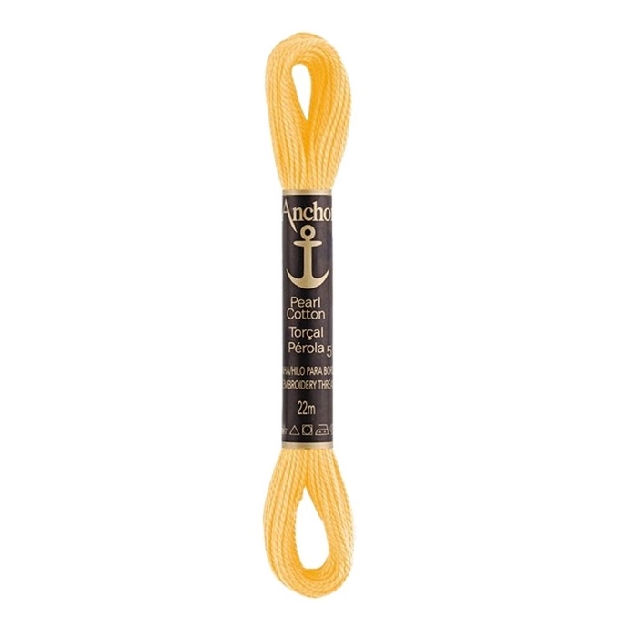 Linha Para Bordar Anchor Torcal Perola Amarelo Cod301