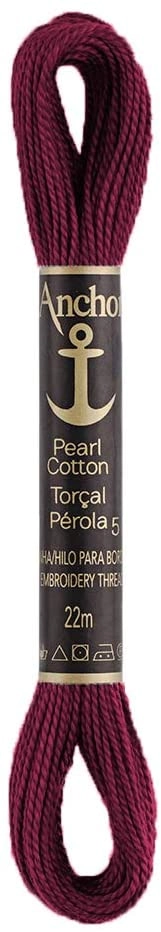 Linha Para Bordar Anchor Torcal Perola Roxo Escuro Cod102