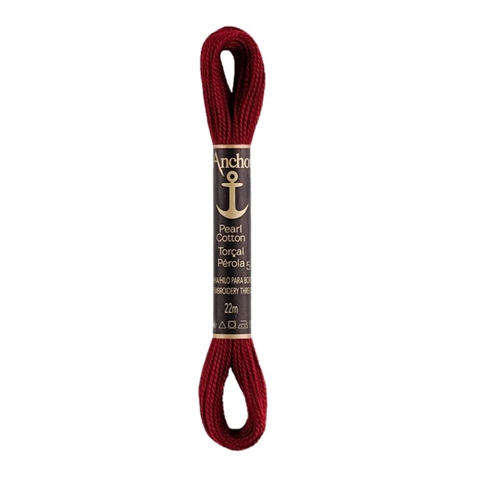Linha Para Bordar Anchor Torcal Perola Vinho Cod22