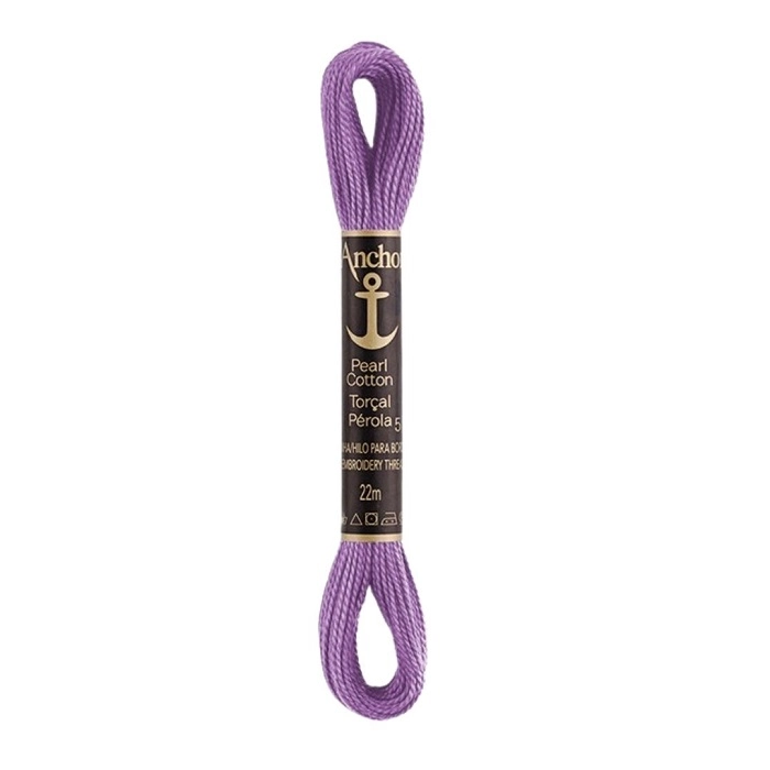 Linha Para Bordar Anchor Torcal Perola Lilas Escuro Cod112