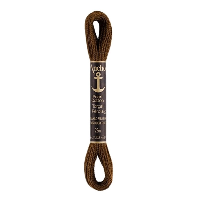Linha Para Bordar Anchor Torcal Perola Marrom Cod380
