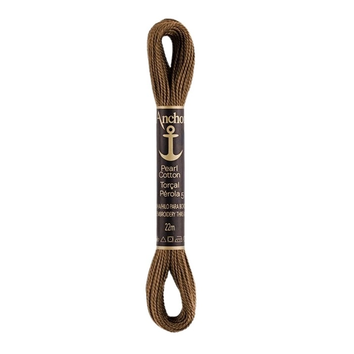 Linha Para Bordar Anchor Torcal Perola Marrom Escuro Cod358