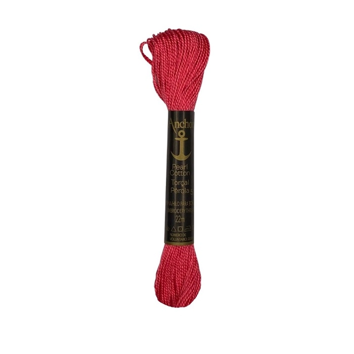 Linha Para Bordar Anchor Torcal Perola Rosa Choque Cod42