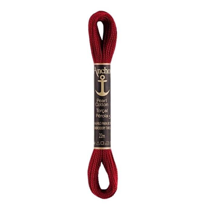 Linha Para Bordar Anchor Torcal Perola Vermelho Cod47