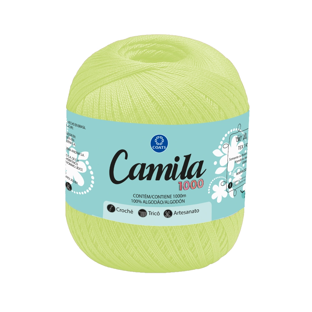 Linha Algodão Mercer Camila Verde Claro 01