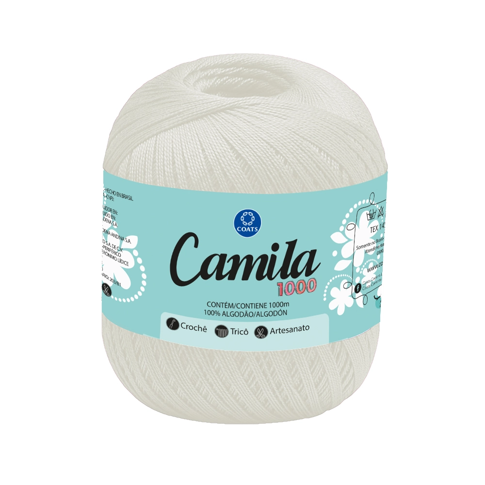 Linha De Algodao Mercerizado Camila 1000 Cru