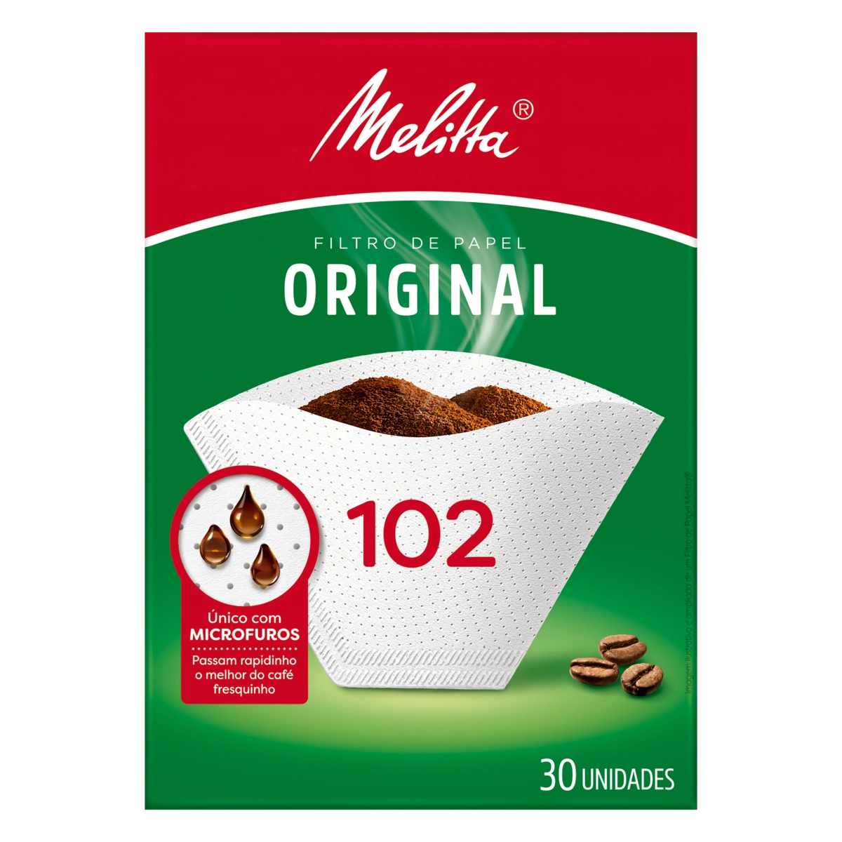 Coador Papel Melitta 103 Lv30p25