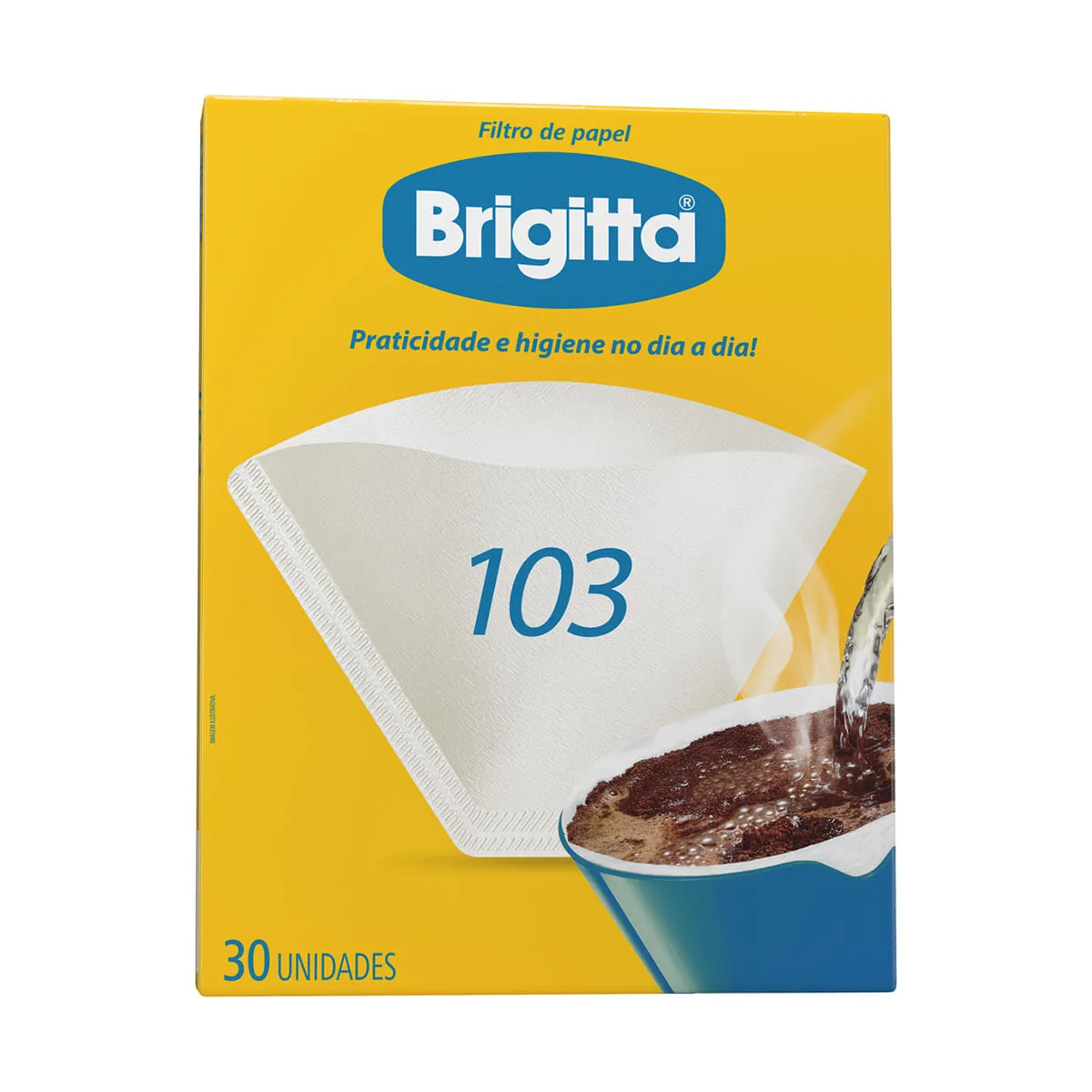 Filtro de Papel BRIGITTA 103 Caixa 30 Unidades