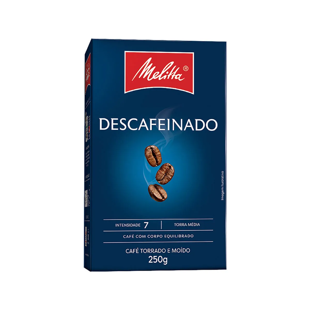 Café Torrado E Moído Descafeinado Melitta Caixa 250g