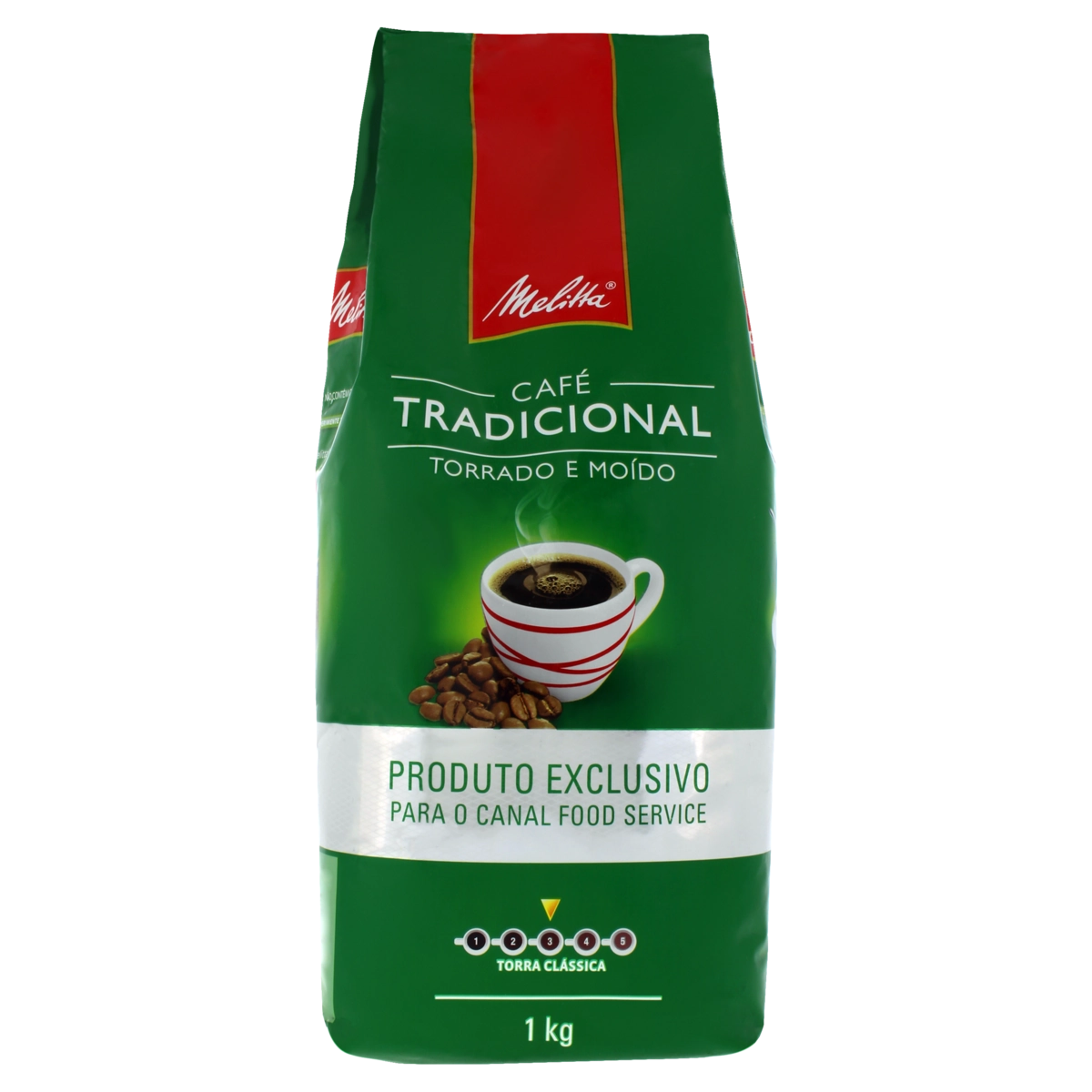 Café Torrado E Moído Tradicional Melitta Pacote 1kg