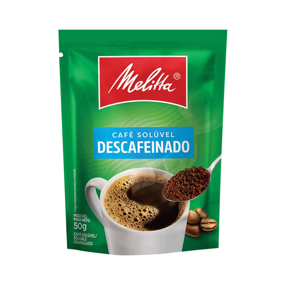 Café Solúvel em Pó Melitta Descafeínado 50g