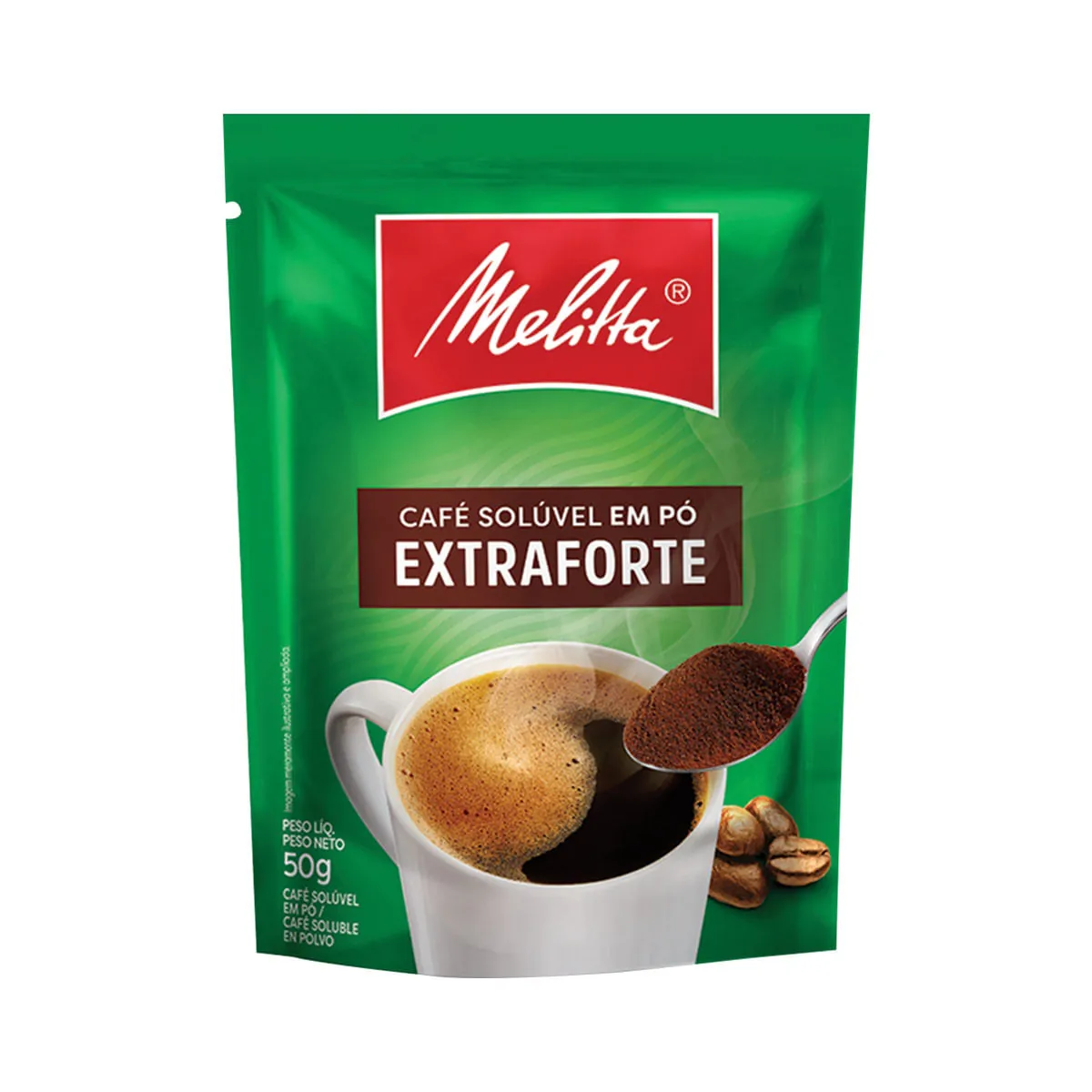 Café Solúvel Em Pó Extraforte Melitta Sachê 50g