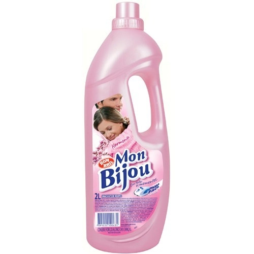 Amaciante De Roupa Diluído Harmonia Mon Bijou Frasco 2l