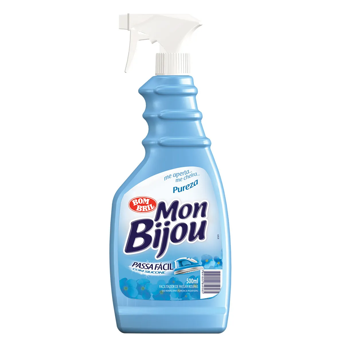 Facilitador de Passar Roupas Líquido Pureza Mon Bijou Frasco 500ml Borrifador