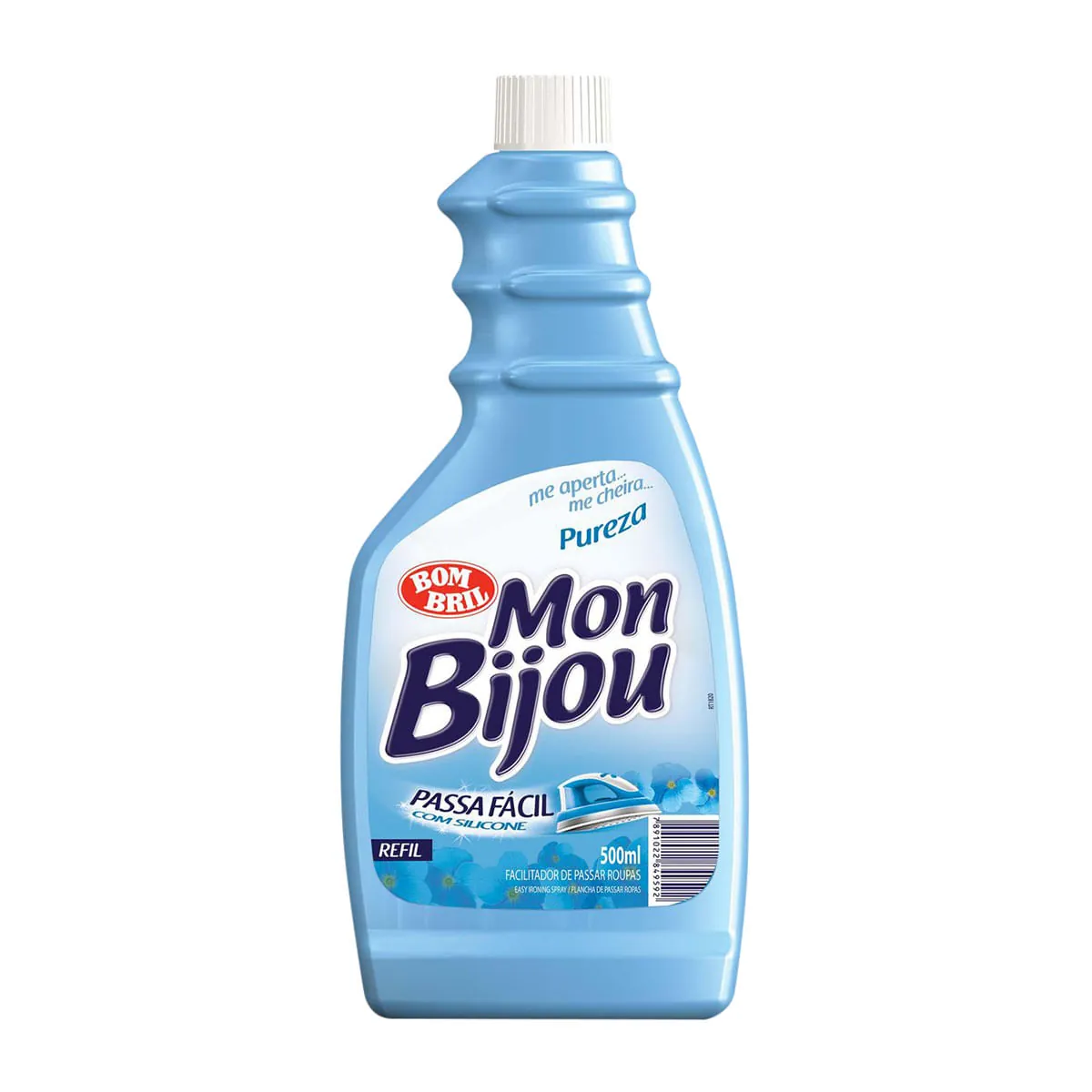 Facilitador de Passar Roupas Líquido Pureza Mon Bijou Frasco 500ml Refil