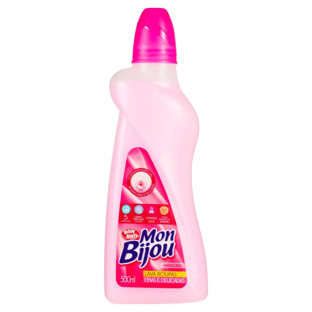 Lava Roupas Líquido Harmonia Mon Bijou Frasco 500ml