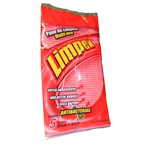 Pano De Limpeza Multi Uso Limpex Bombril Com 5 Unidades