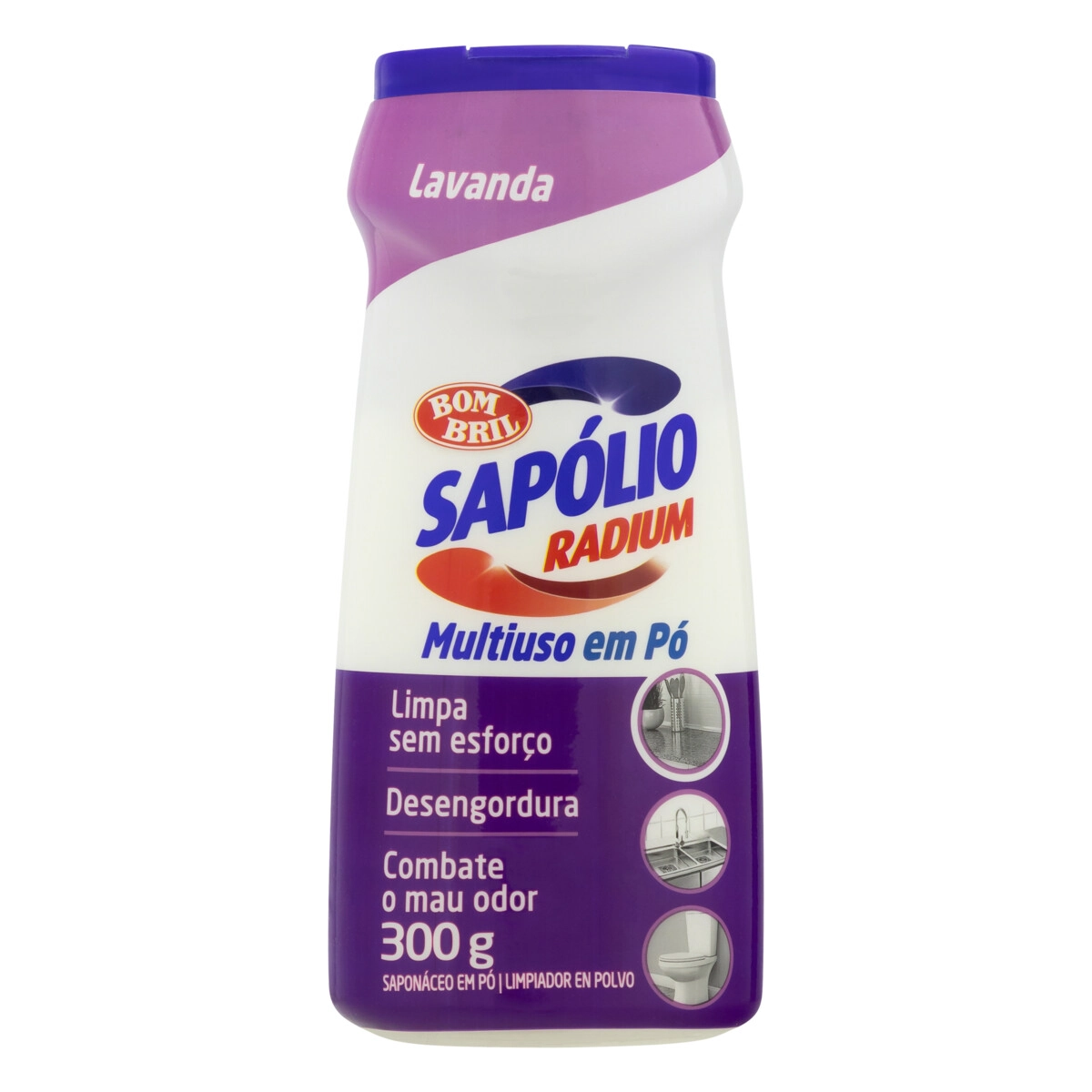Saponáceo Pó Multiuso Lavanda Sapólio Radium Frasco 300g
